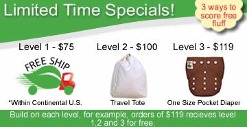 We sell many accessories to make cloth diapering easy.